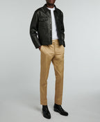 Fursac - Blouson En Cuir Grainé - Noir