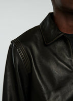 Fursac - Blouson En Cuir - Noir - Homme