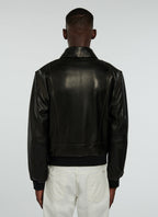 Fursac - Blouson En Cuir - Noir - Homme