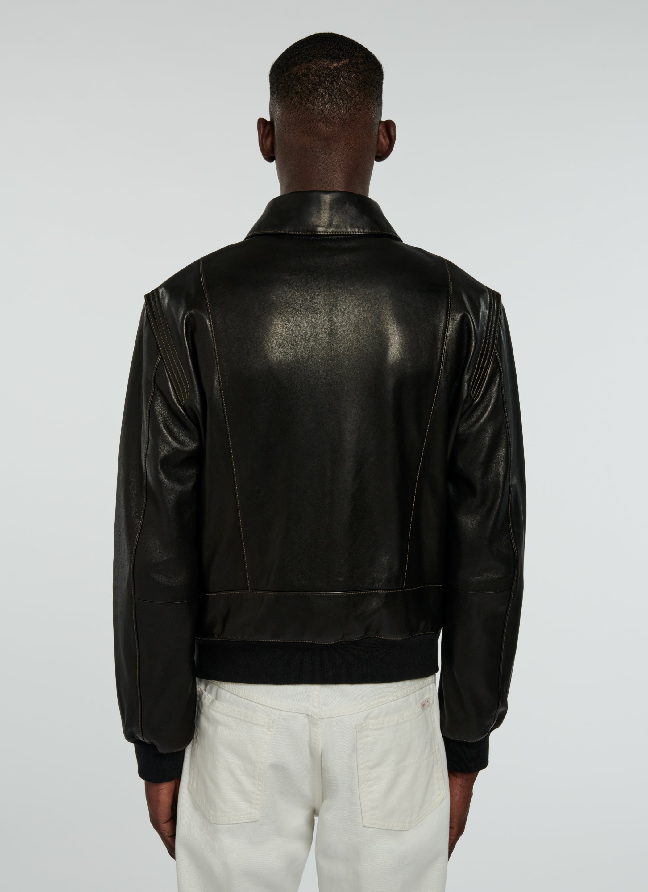 Fursac - Blouson En Cuir - Noir - Homme