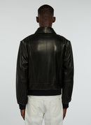 Fursac - Blouson En Cuir - Noir - Homme