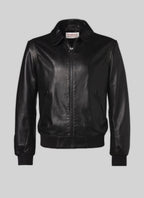 Fursac - Blouson En Cuir - Noir - Homme