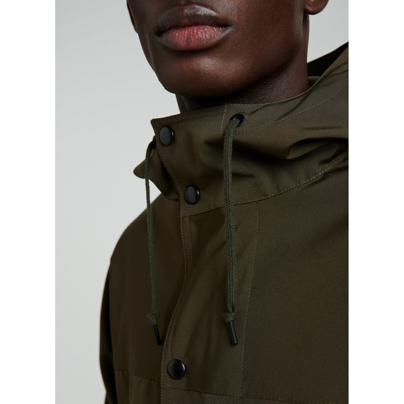 Fursac - Olive Green Technical Canvas Parka