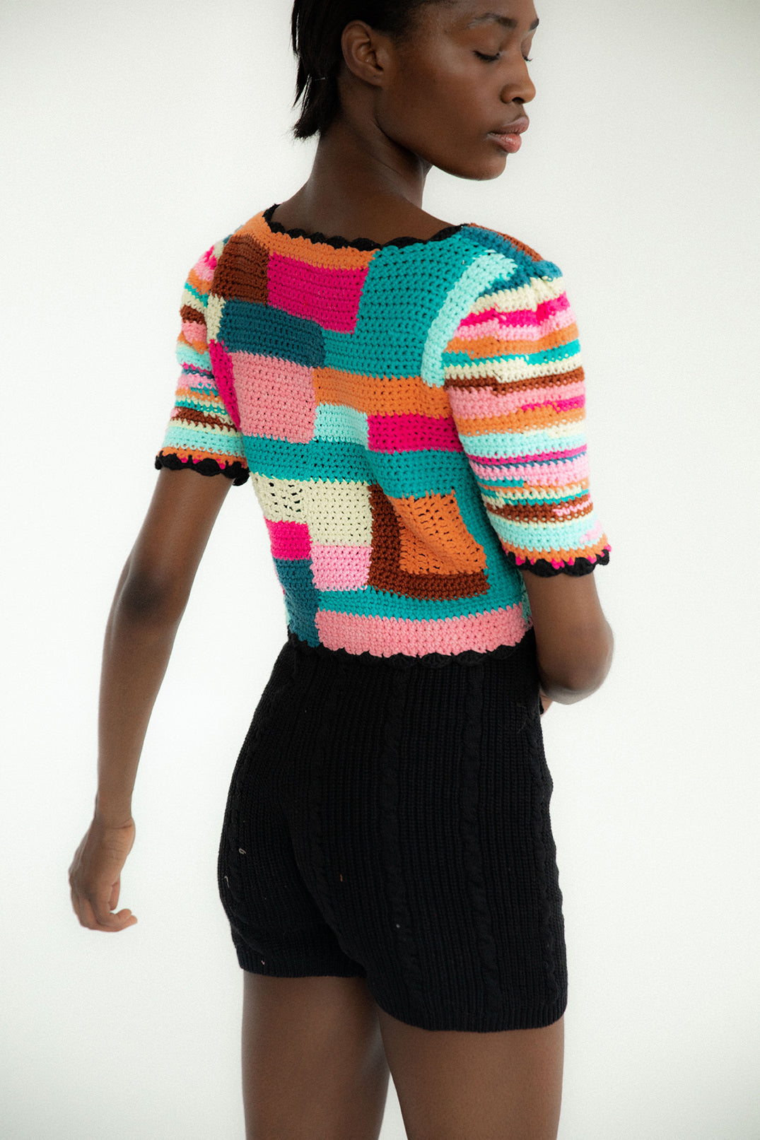 Tini Crochet Cardigan - Multi