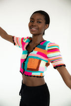 Tini Crochet Cardigan - Multi