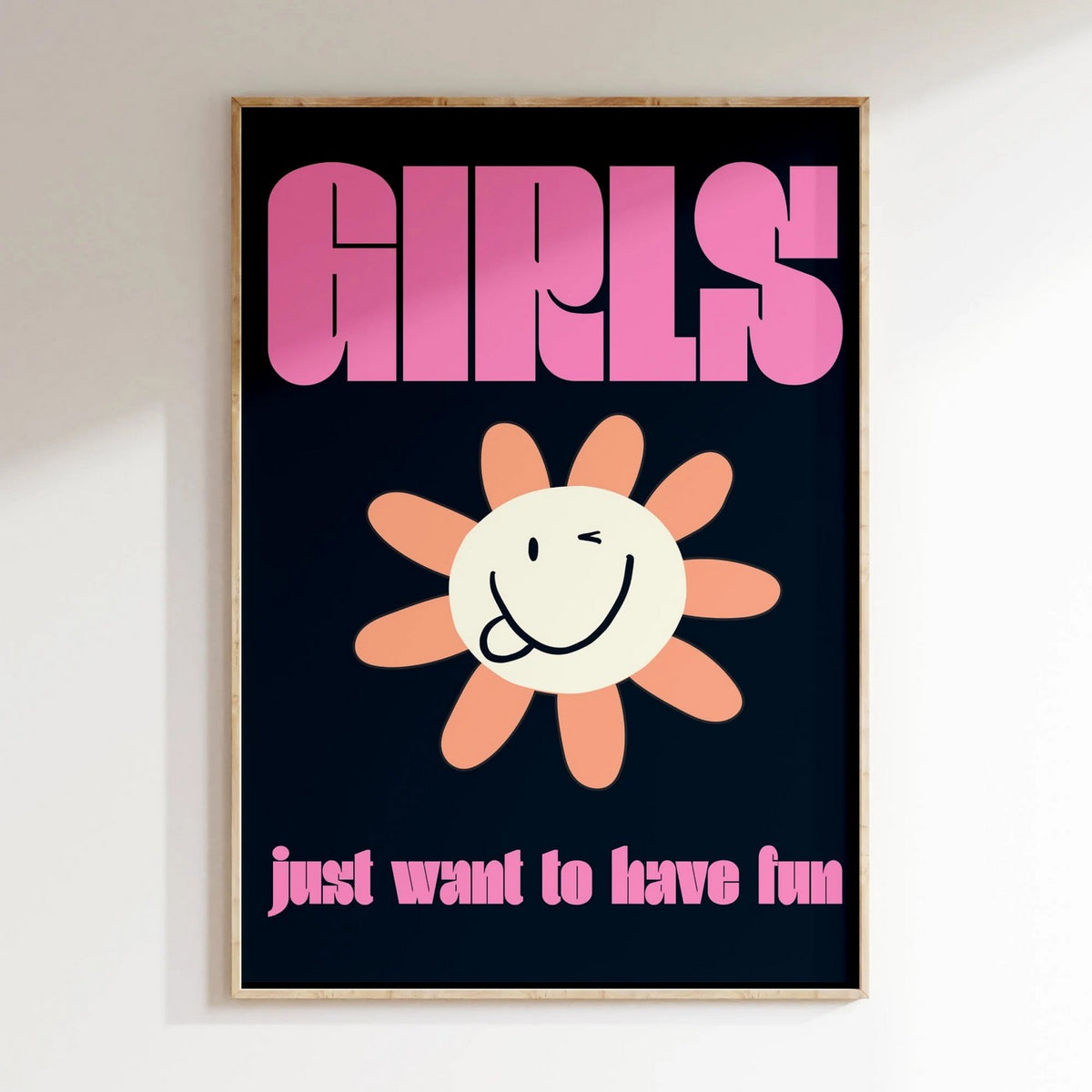Groovy - Affiche Girls Just Want To Have Fun - Multi