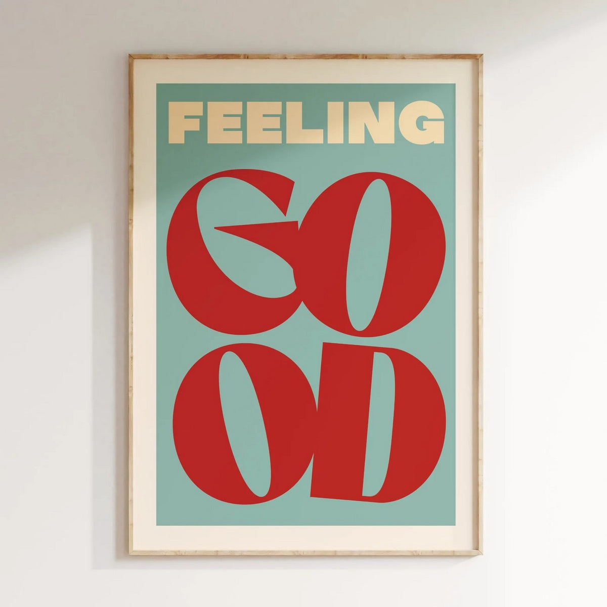 Groovy - Affiche Feeling Good - Bleu