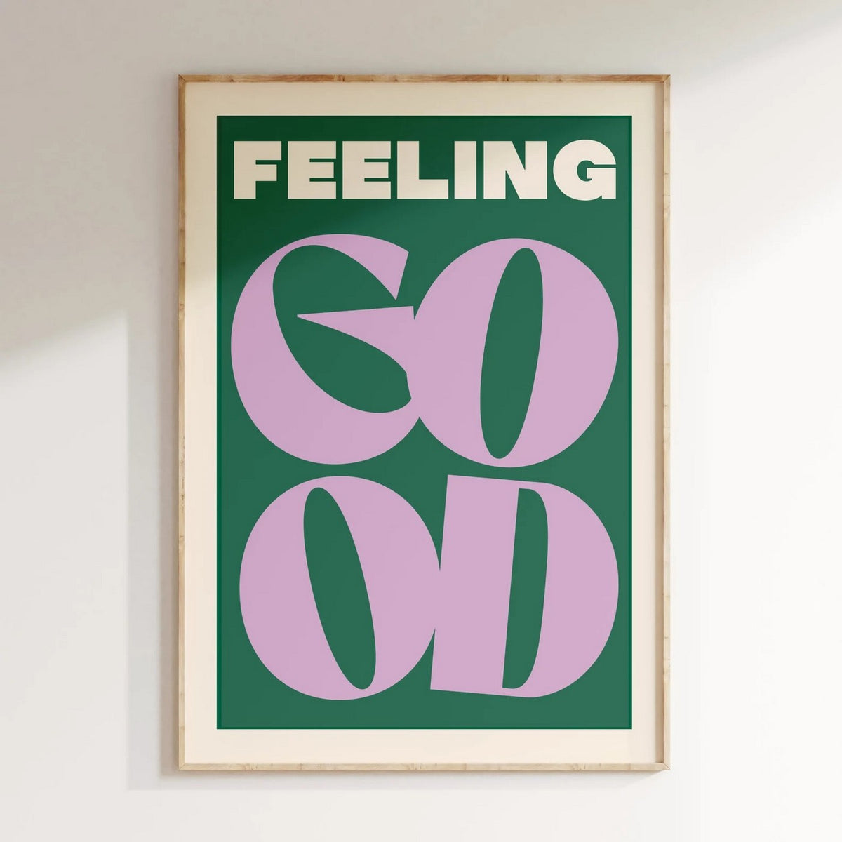 Groovy - Affiche Feeling Good - Vert