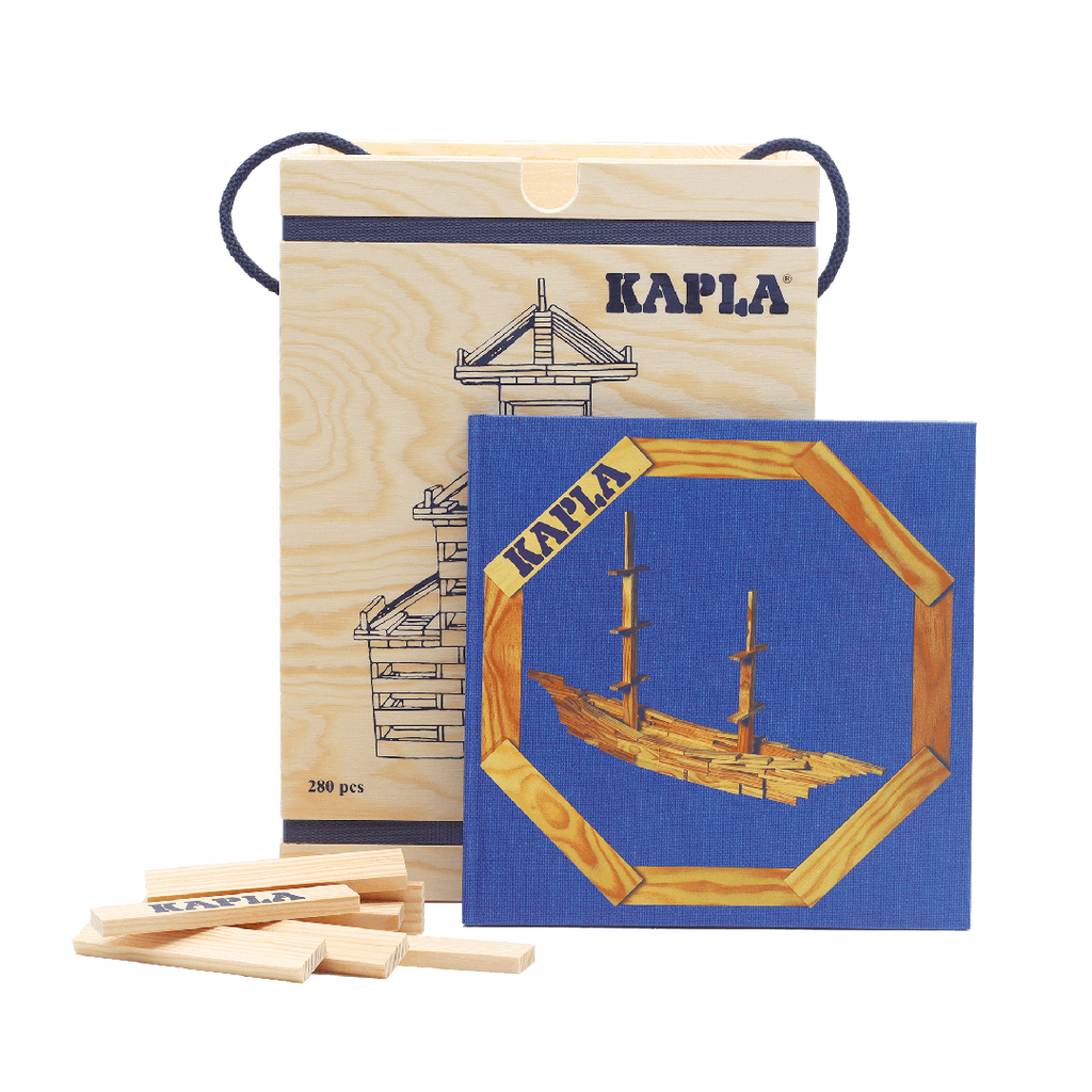 Kapla - Valigetta 280 Tavolette - Naturale - Costruttori Esperti