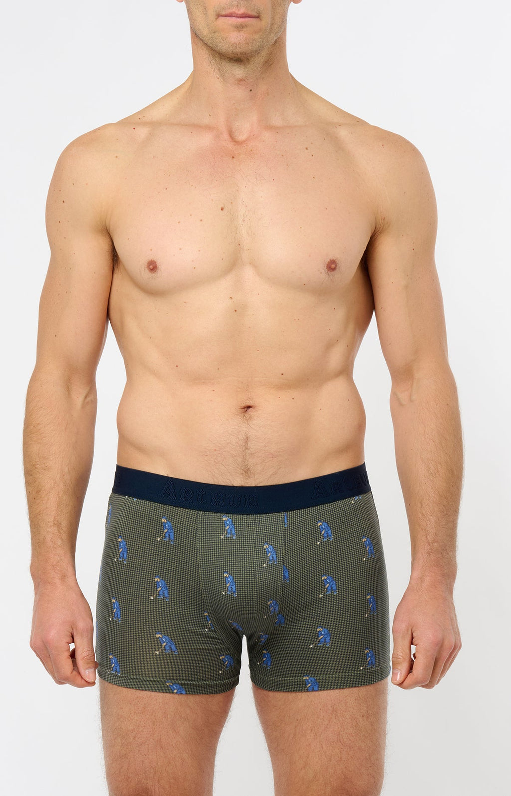 Maxi Elastic Khaki Shorty - Men