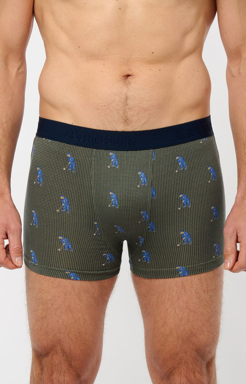 Maxi Elastic Khaki Shorty - Men