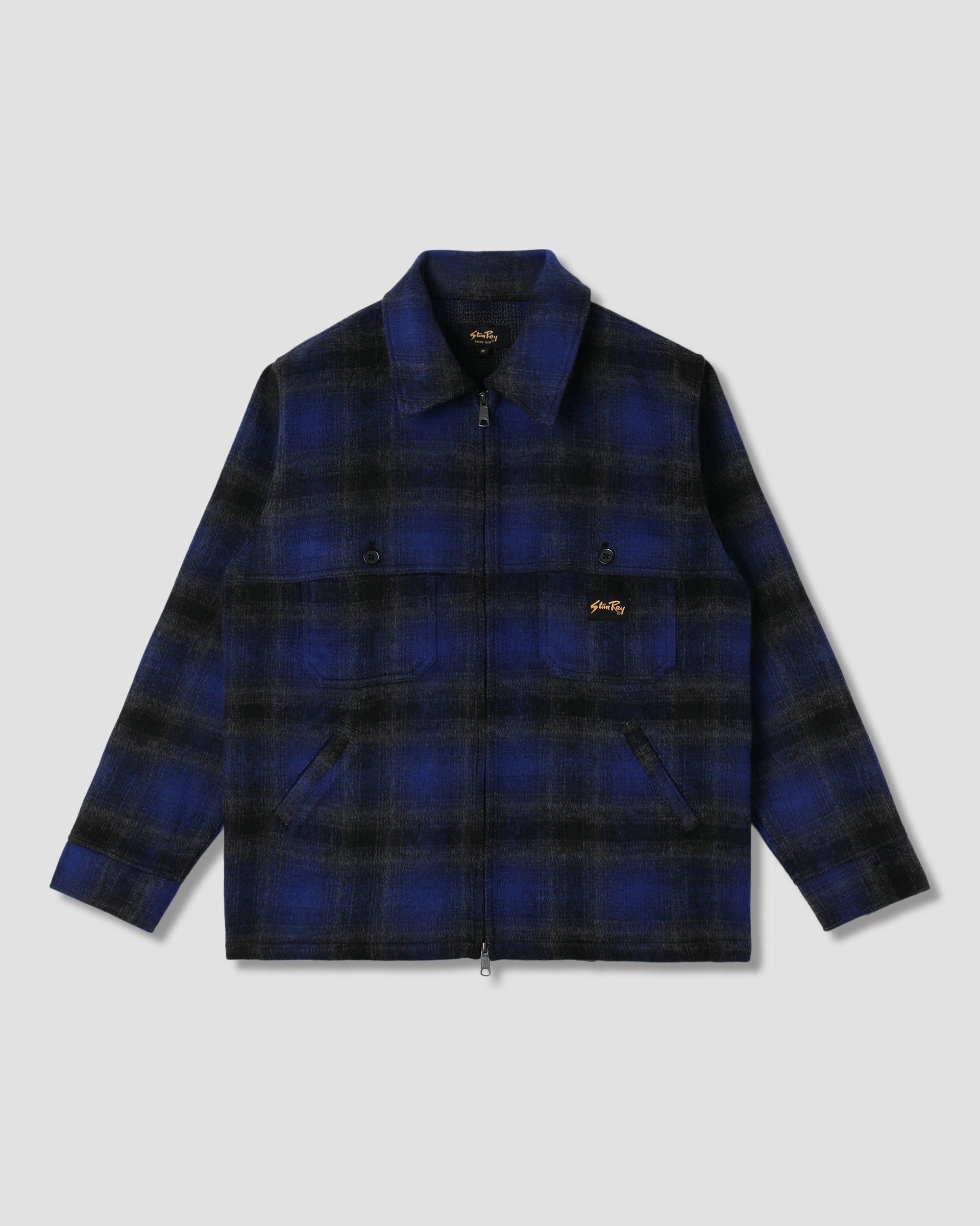 Chaqueta Mackinaw - Cuadros Azul Marino