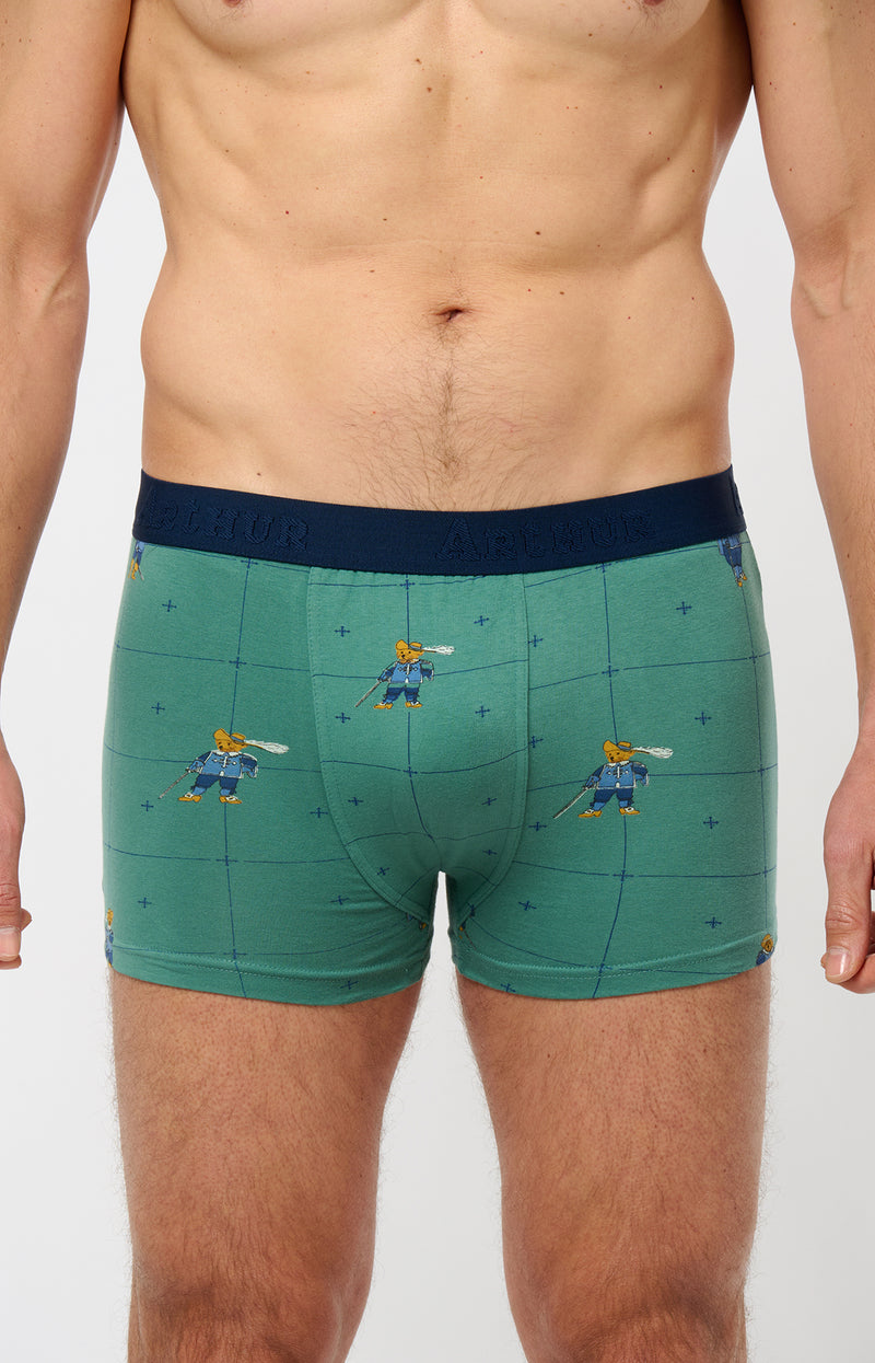 Mac Shorty Eslasti Maxi Vert - Homme