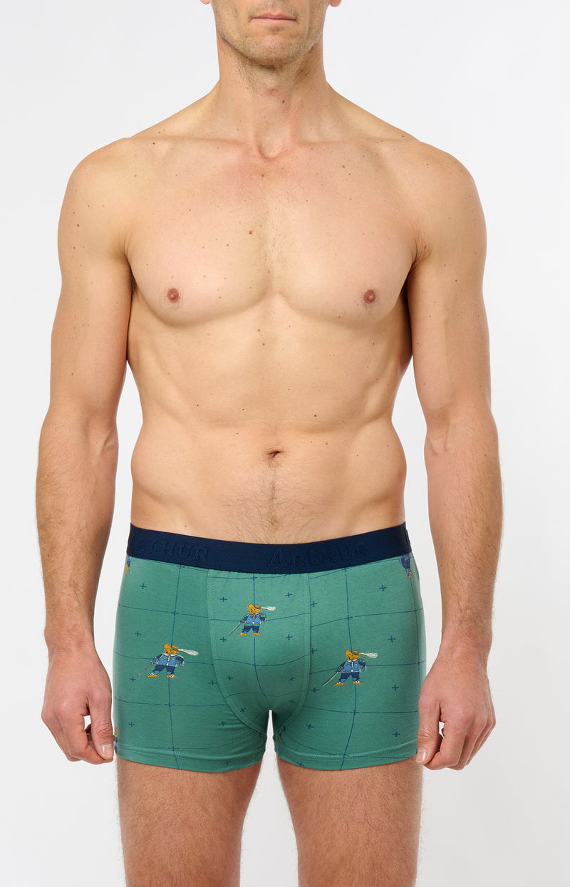 Mac Shorty Eslasti Maxi Vert - Homme