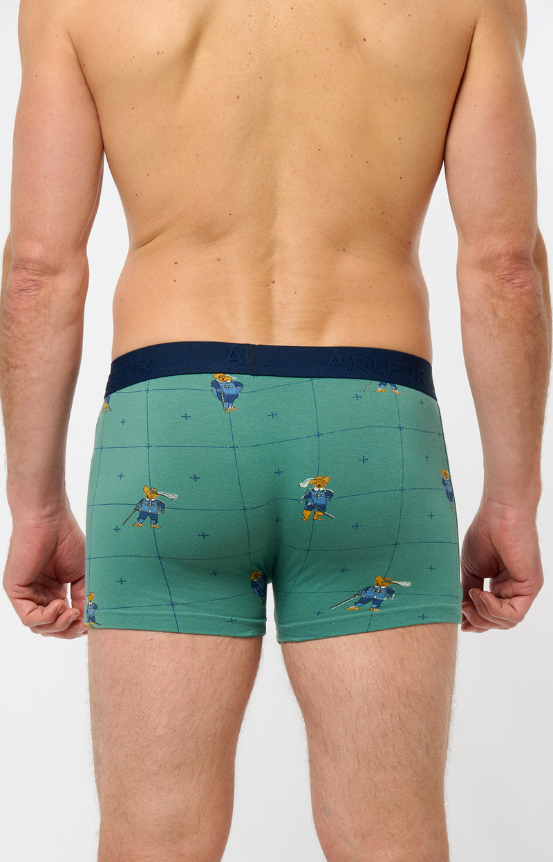 Mac Shorty Eslasti Maxi Vert - Homme