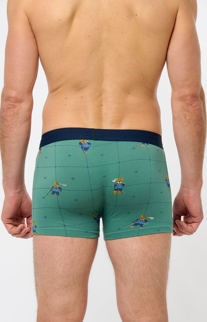 Mac Shorty Eslasti Maxi Vert - Homme