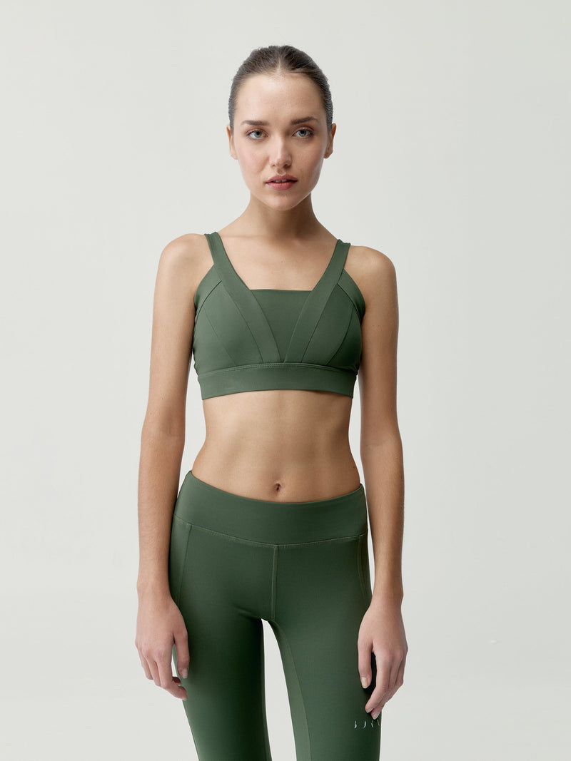 Top Madaba Dark Olive - Femme