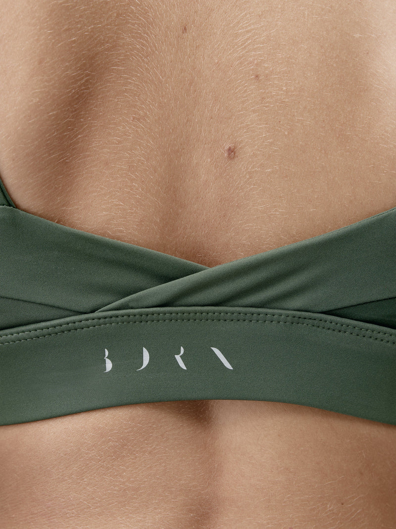 Top Madaba Dark Olive - Femme