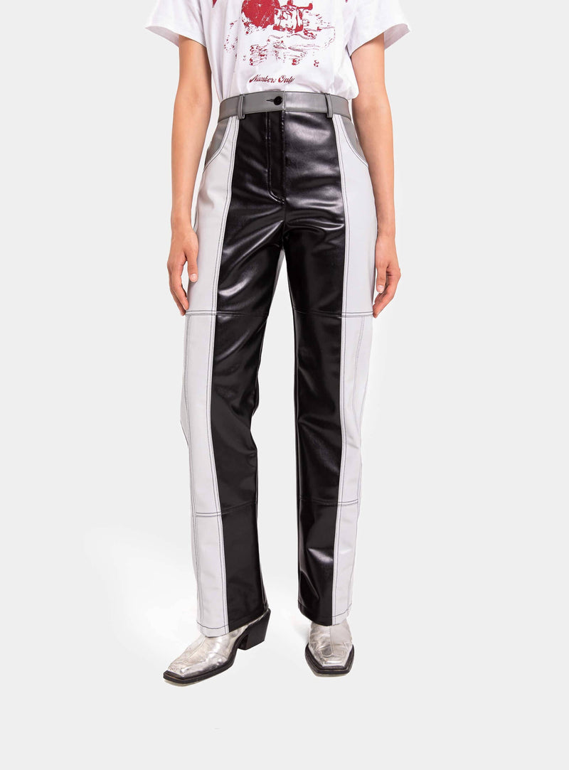 LAAGAM - MADDOX FAUX LEATHER PANTS