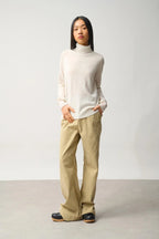 Jersey Cuello Alto - Madeline - Marfil