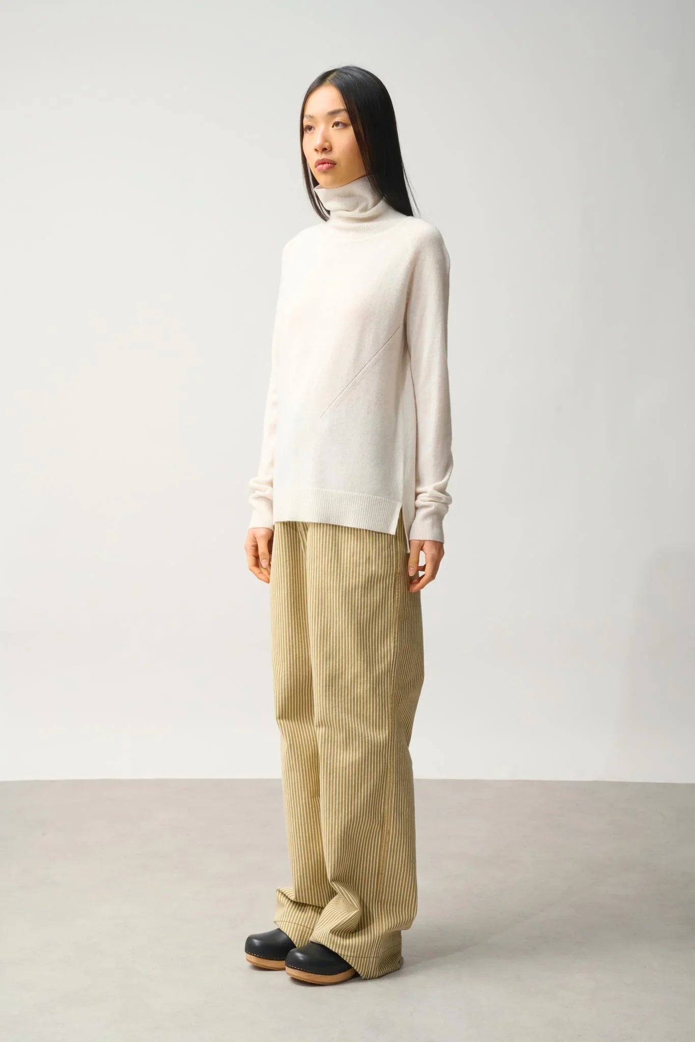 Jersey Cuello Alto - Madeline - Marfil