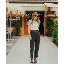 Seven August - Pantalon Madison - Lin Noir