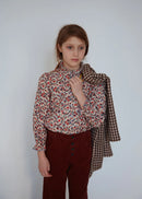 Madison cream floral blouse - Caramel selection available on amaetc.com, eco-friendly concept store for children