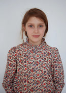 Madison cream floral blouse - Caramel selection available on amaetc.com, eco-friendly concept store for children