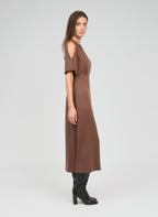 Robe Longue Maelsa Marron