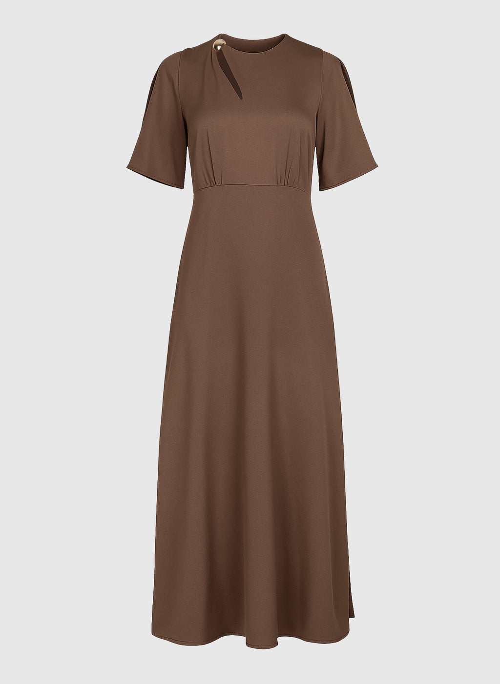Robe Longue Maelsa Marron