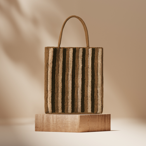 Mael bag - Brown & Beige & Brown