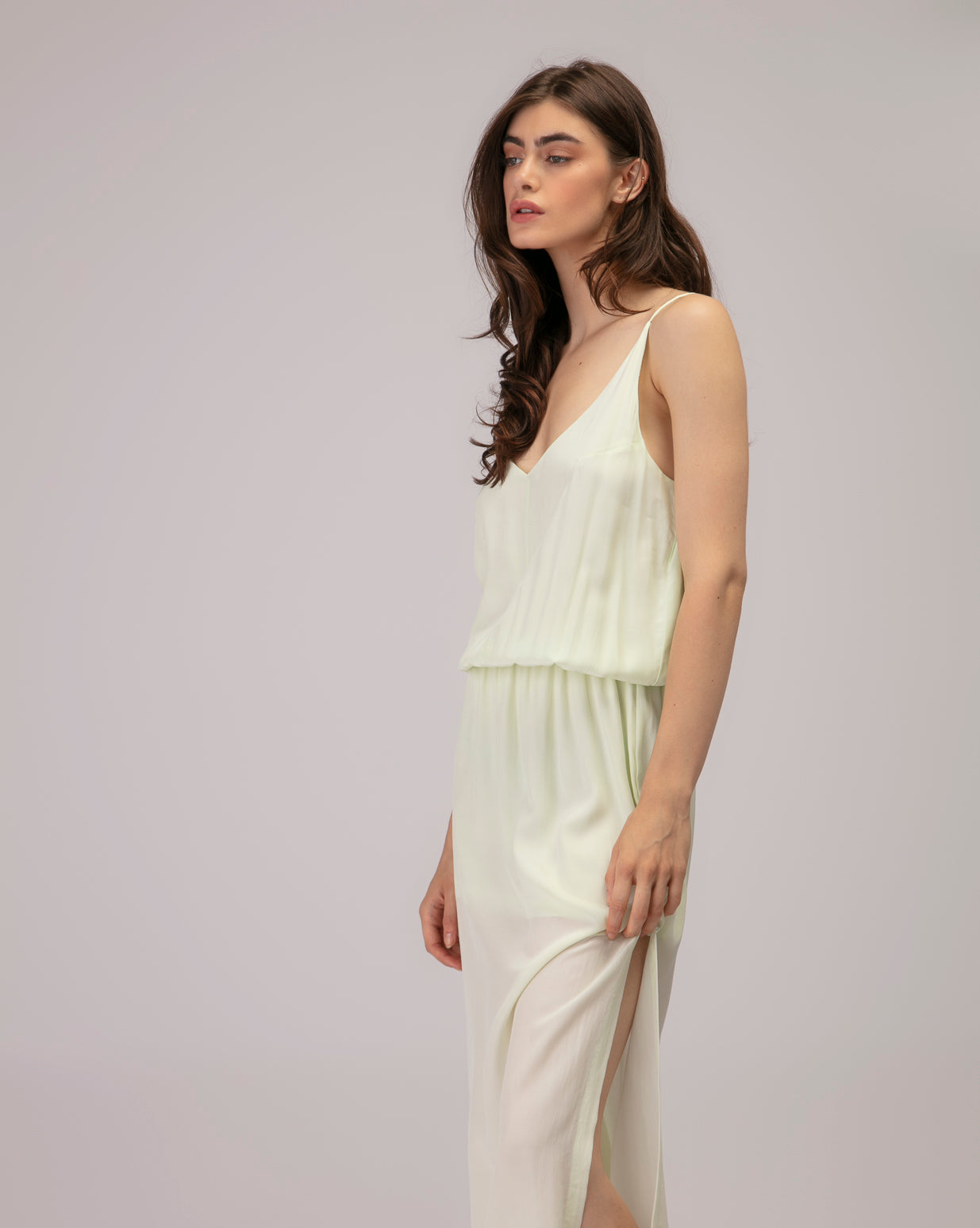 Robe Longue Maeva - Tender Green