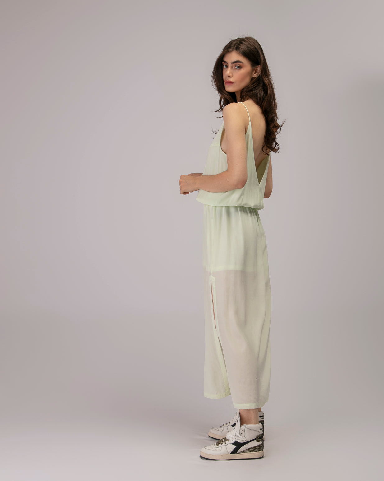 Robe Longue Maeva - Tender Green