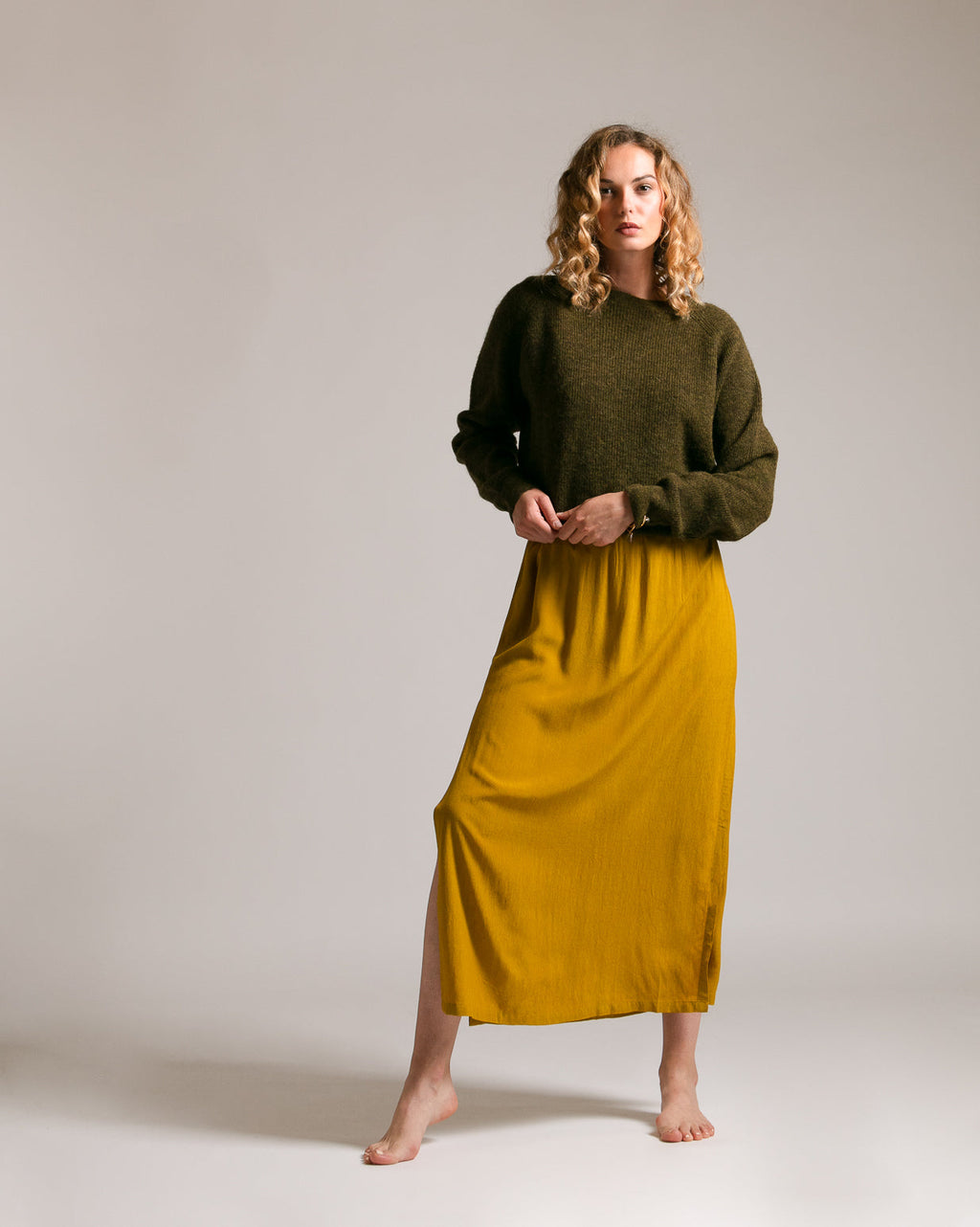 Robe Longue Maeva - Golden Palm