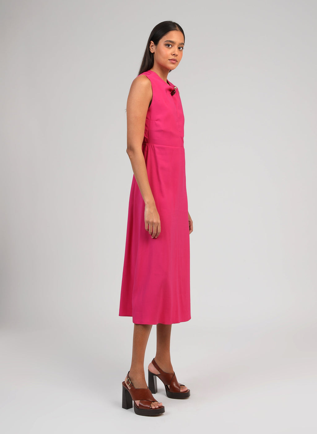 Robe Midi Maezra Fuchsia