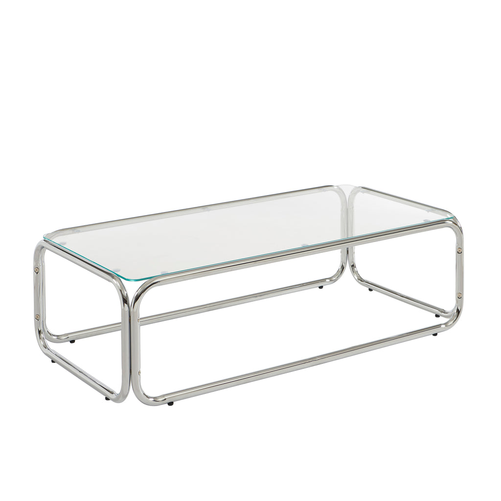 Maggy - Mesa De Centro - Cristal Templado - Transparente