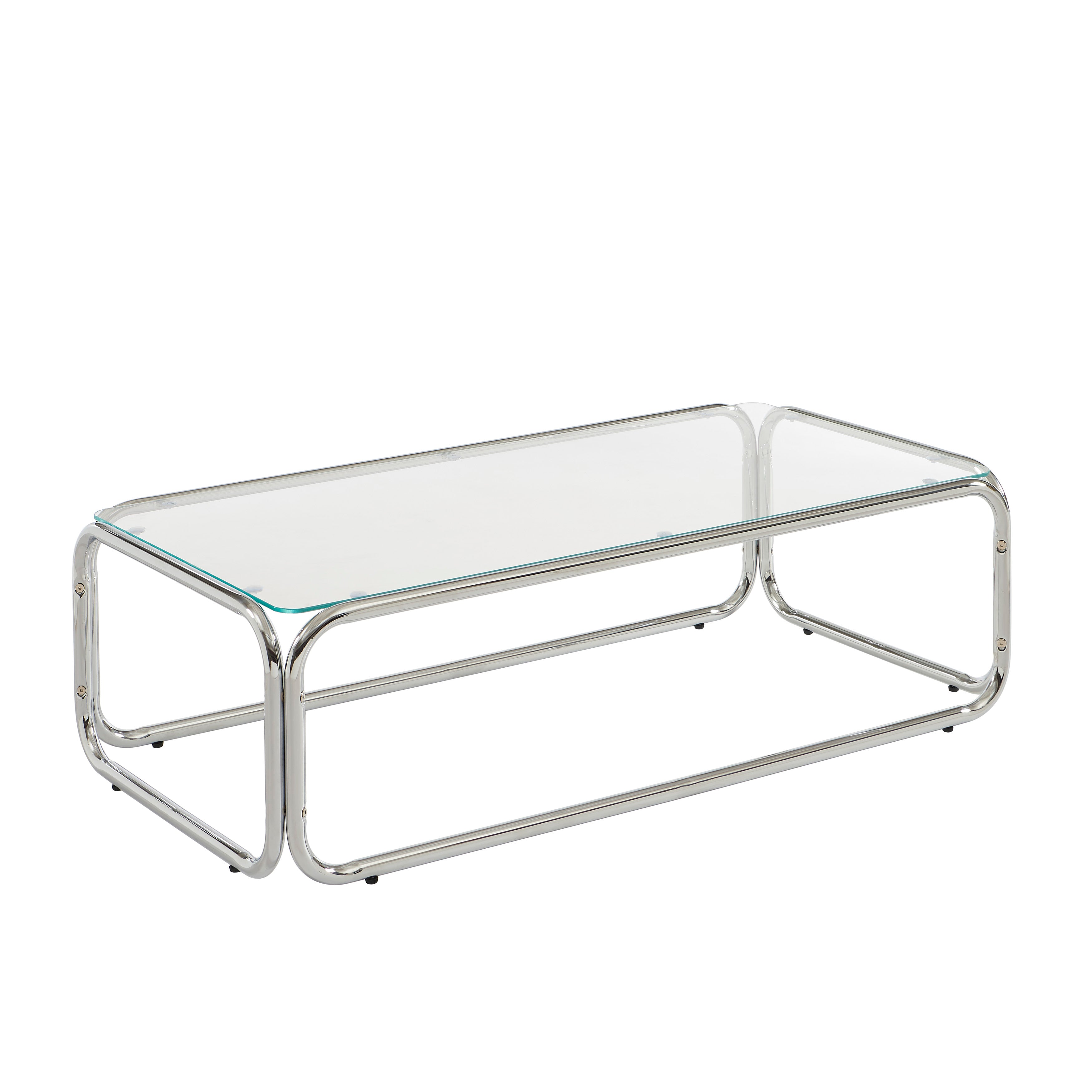 Maggy - Mesa De Centro - Cristal Templado - Transparente