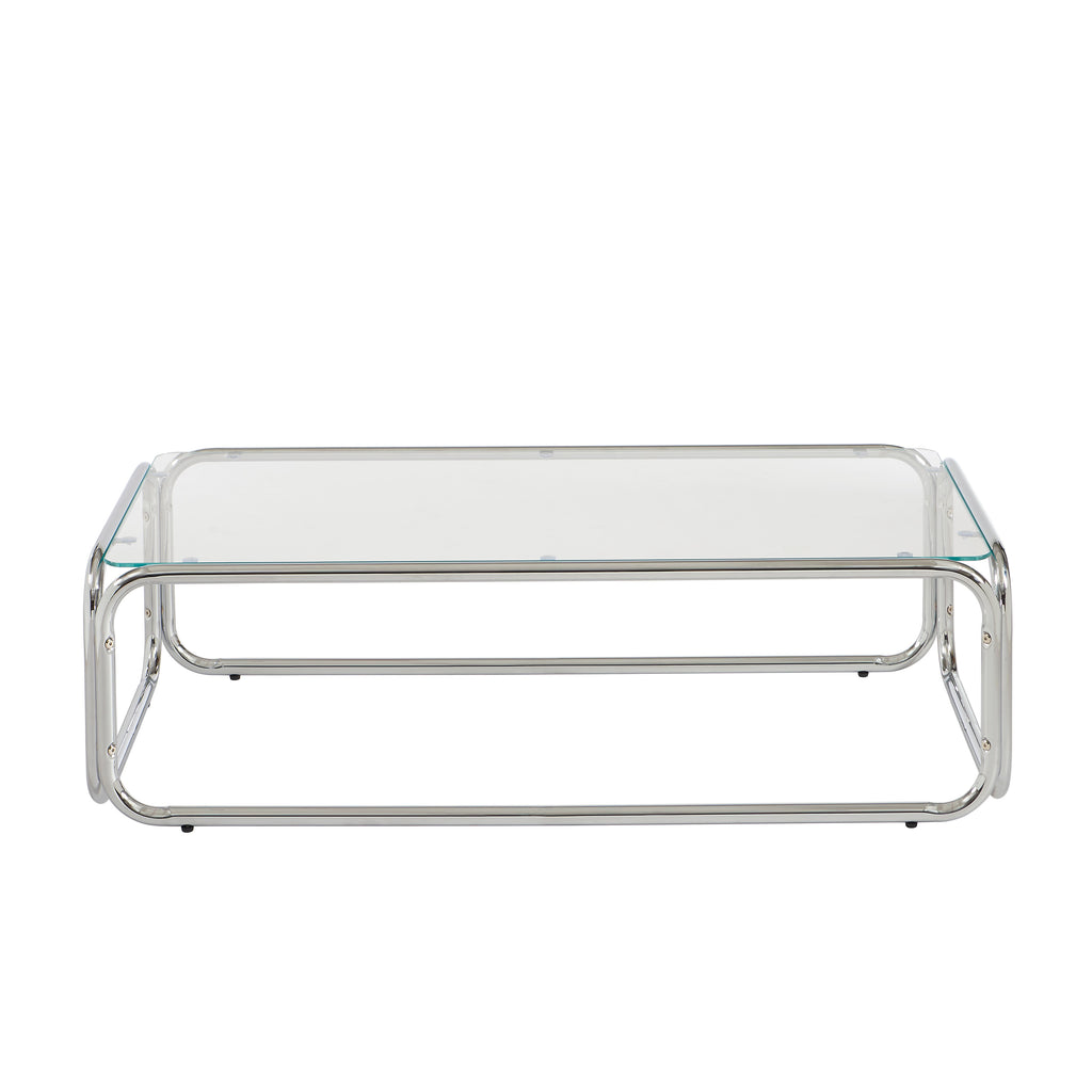 Maggy - Mesa De Centro - Cristal Templado - Transparente