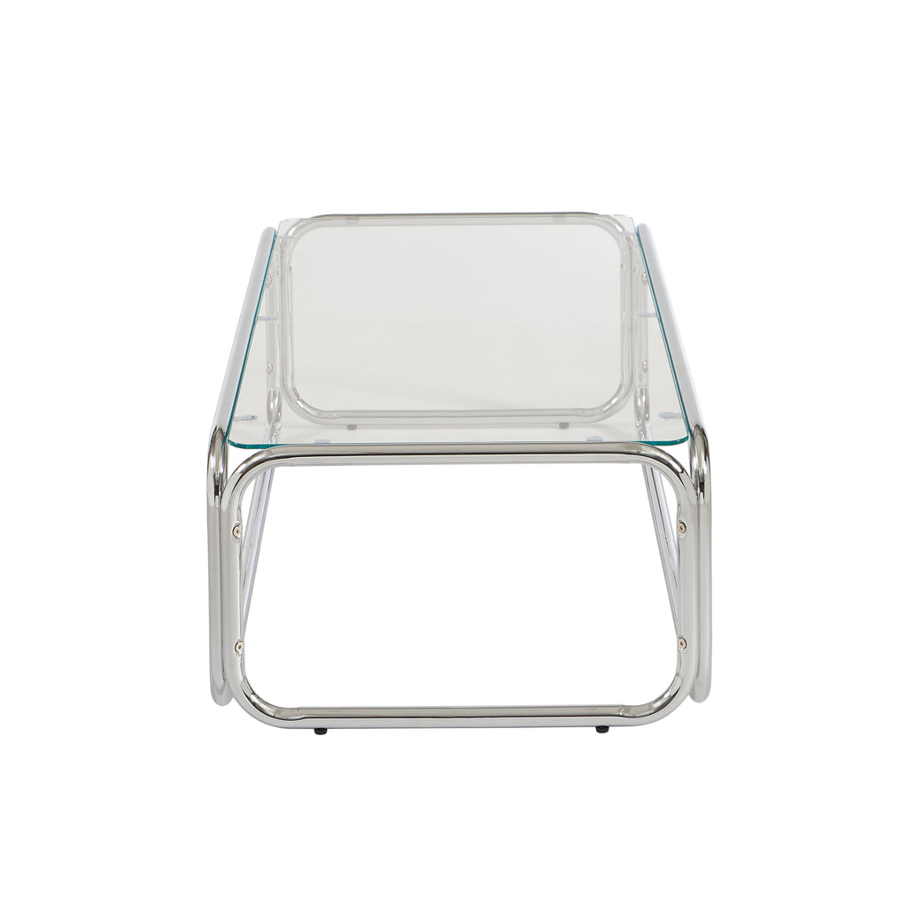 Maggy - Mesa De Centro - Cristal Templado - Transparente