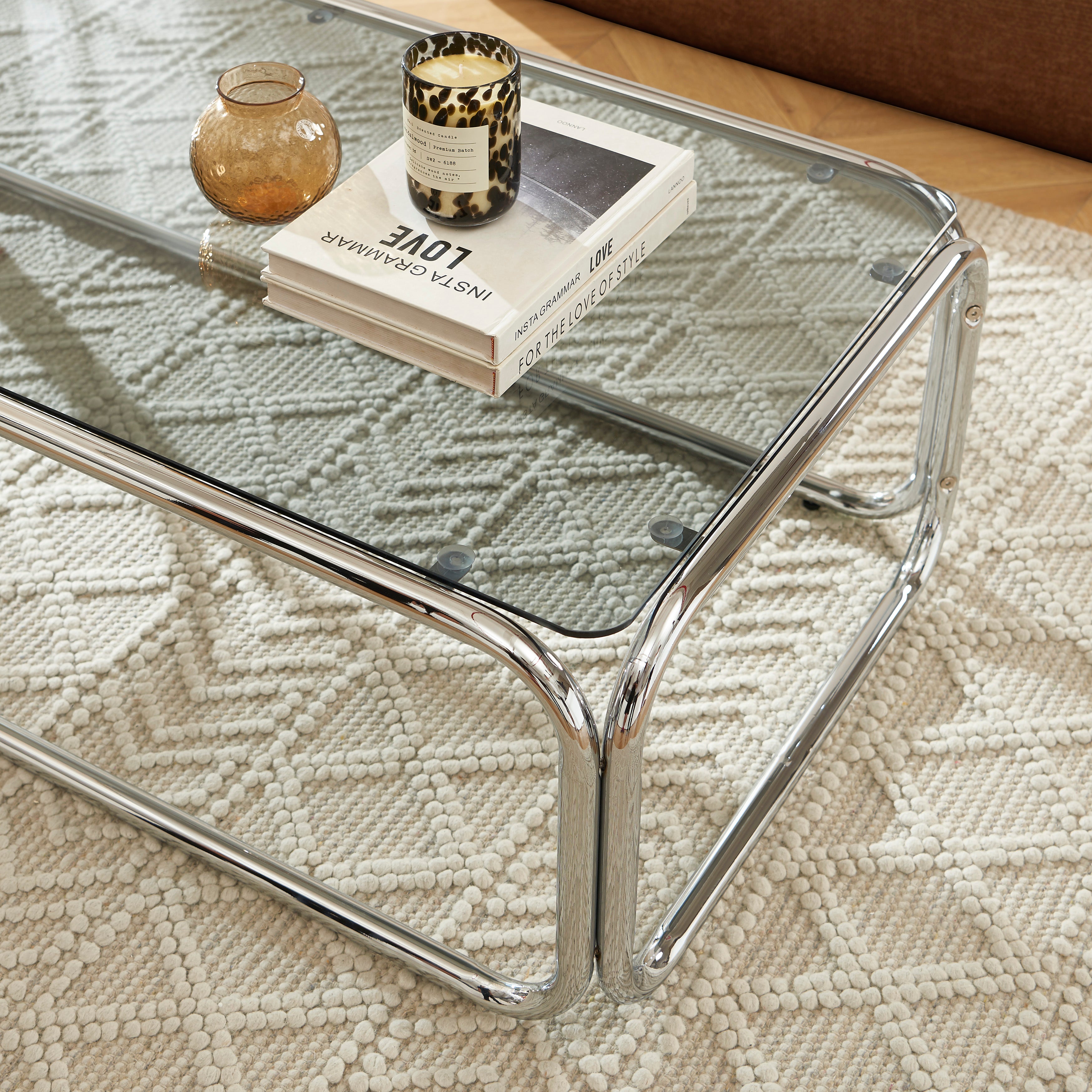 Maggy - Coffee Table - Black Tempered Glass
