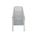 Meuble Tv Maggy - Verre Trempé Noir - 160cm