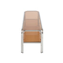 Meuble TV Maggy - Verre Trempé Orange - 160cm