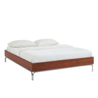 Maggy - Cama - Tela Chenilla - Nogal