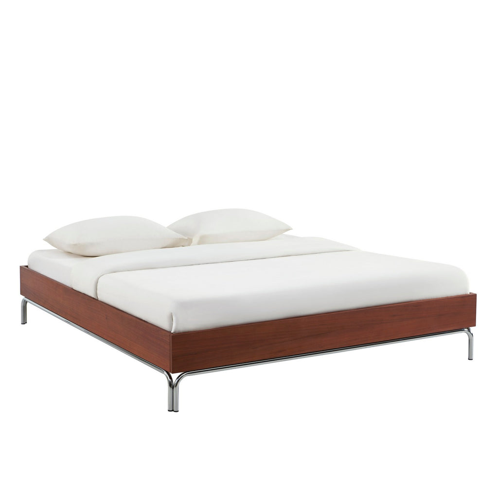 Maggy - Bed - Chenille Fabric - Beige