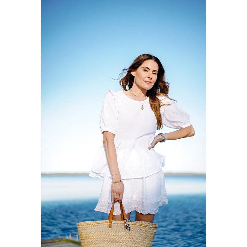 Seven August - Blusa Magy - Blanco