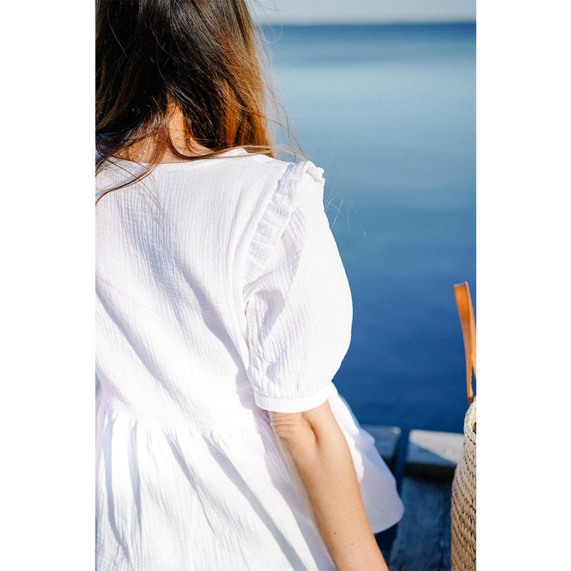 Seven August - Blusa Magy - Blanco
