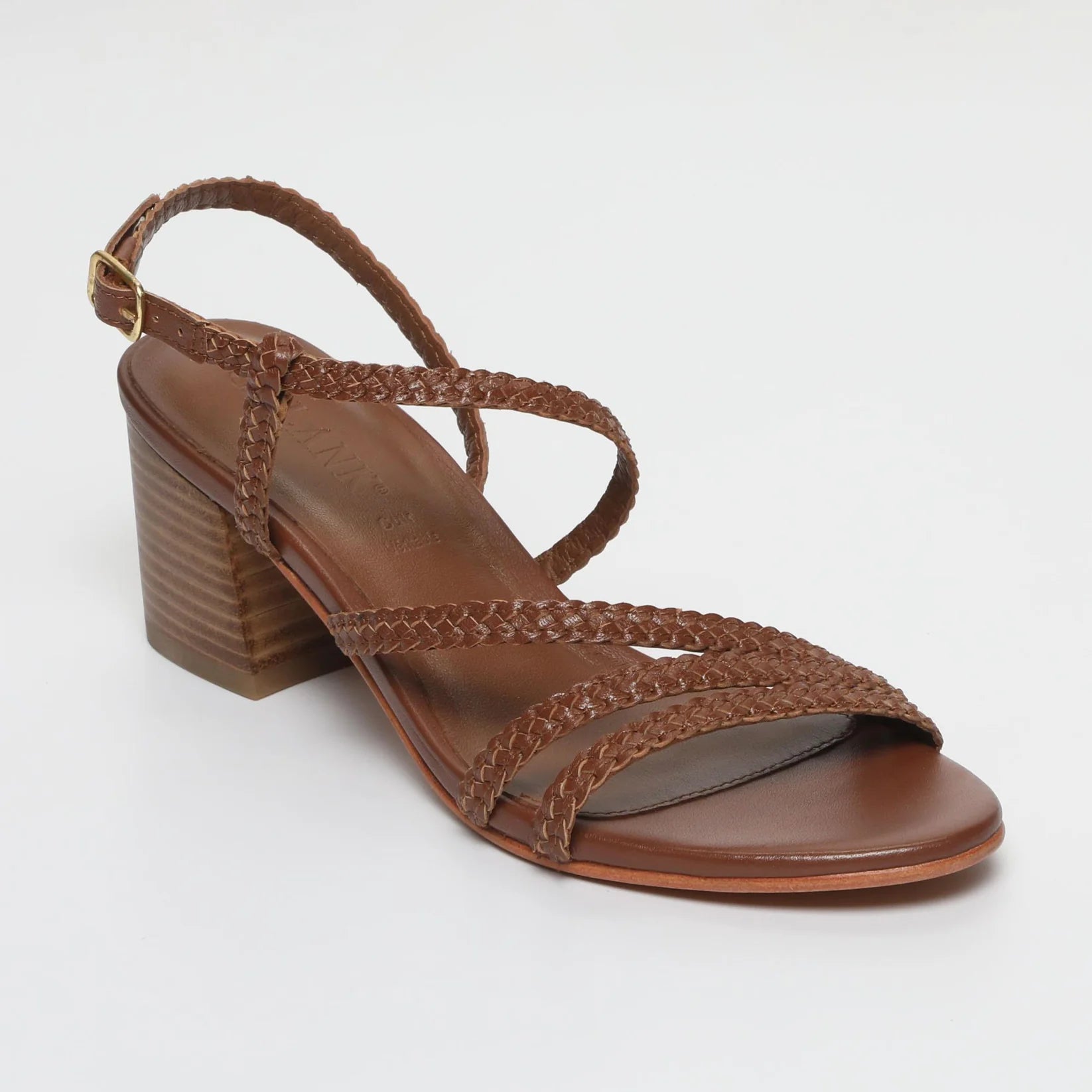 Sandalias Tacón Mahala - Camel