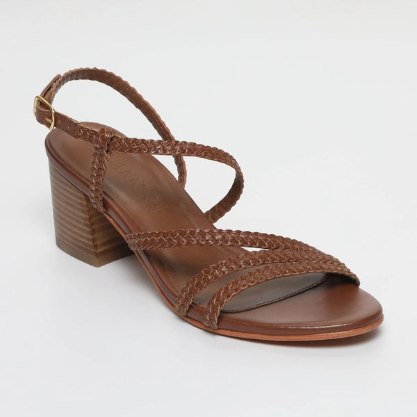 Sandalias de Tacón Mahala - Camel