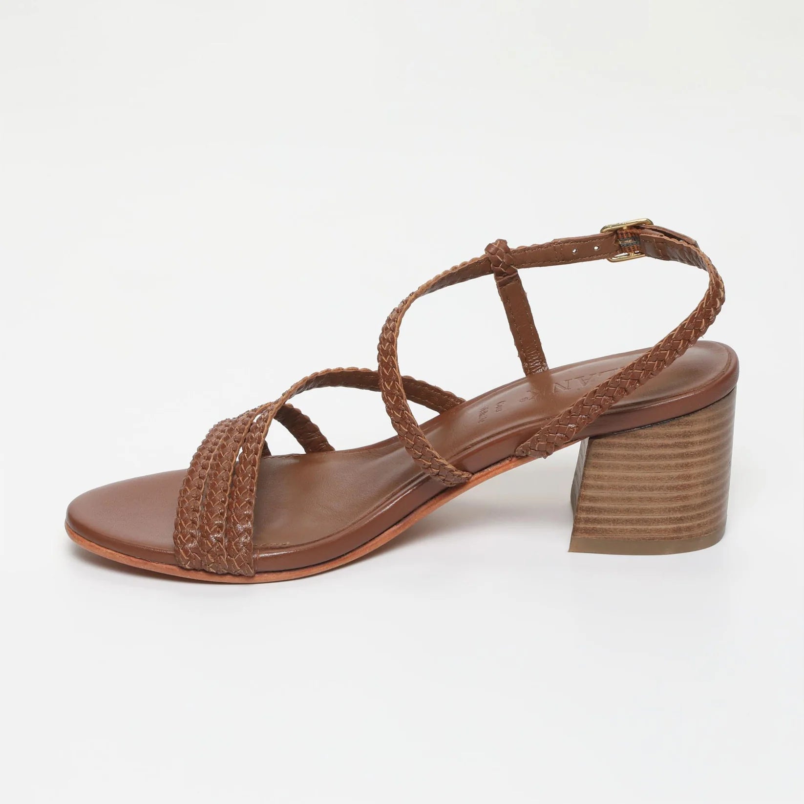 Sandalias Tacón Mahala - Camel