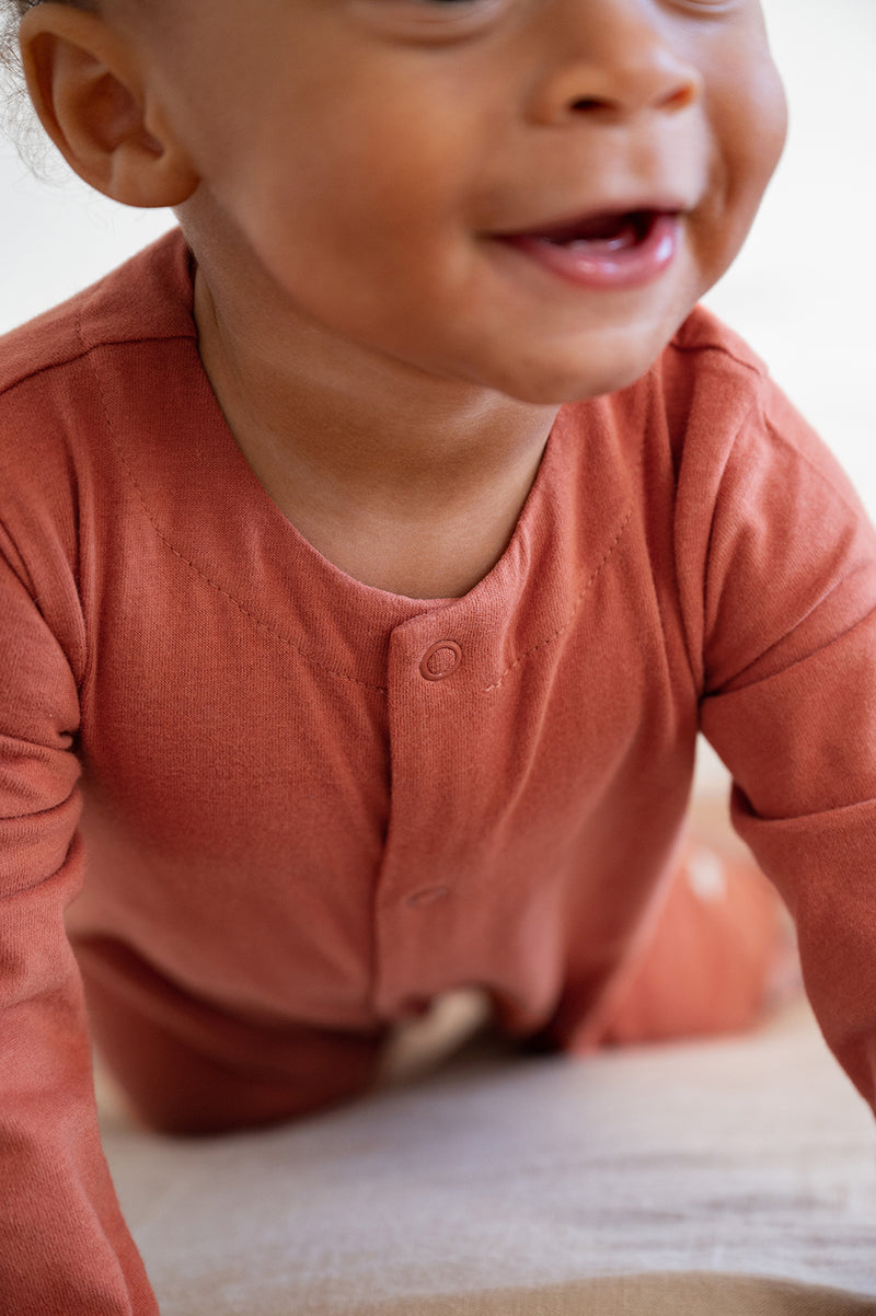 Mahé Le Pyjama De Bébé - Terracotta